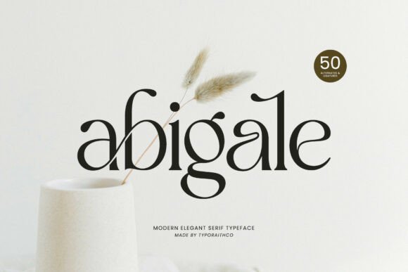 Abigale Serif Font: Elevate Your Brand’s Professional Look