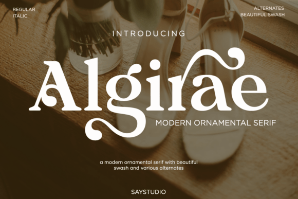Algirae: A Serif Typeface Built for Beautiful Branding