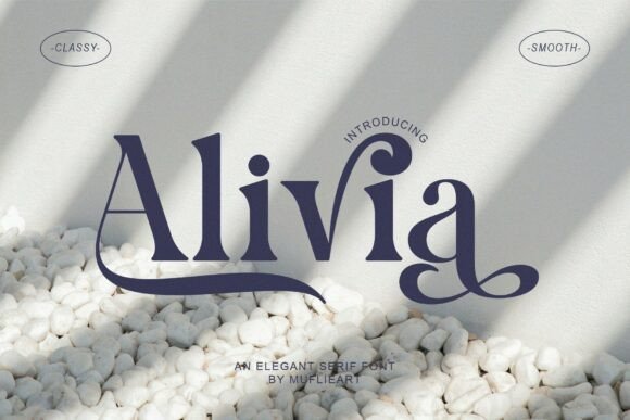 Alivia: A Modern Serif Font for Elegant Brand Identity