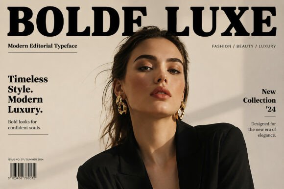 Bolde Luxe: A Bold Serif Font for Editorial Impact