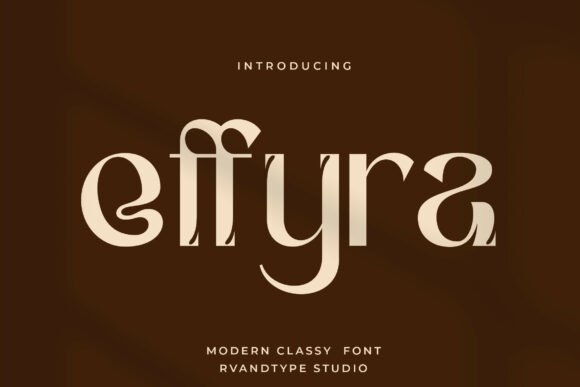 Effyra: A Classy Serif Font for Crafters