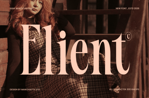 Elient: A Serif Font Built for Real Design Work