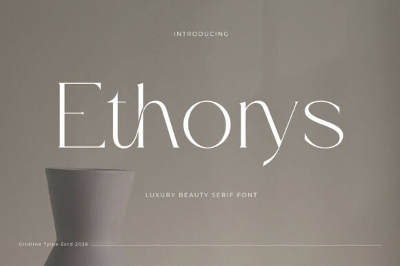 Ethorys: A Serif Font Built for Modern Brand Storytelling