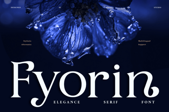Fyorin: A Refined Serif Typeface for Small Business Branding