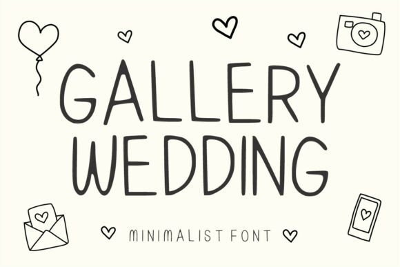 Gallery Wedding: A Handwritten Display Font for Modern Web Design