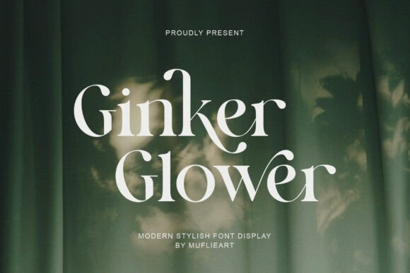 Ginker Glower: A Serif Font That Elevates Small Business Branding