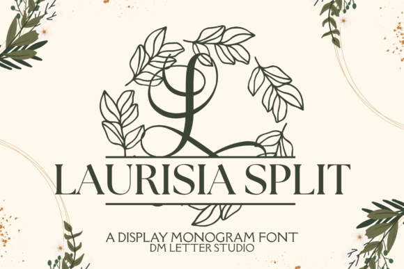 Laurisia Split Monogram: A Font Built for Campaign Visuals