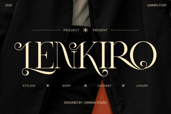 Lenkiro Serif Font: Elegance for Handmade Brands and Printables