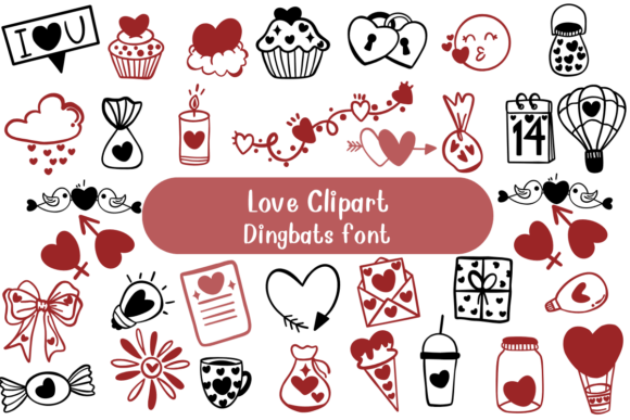 Love Clipart: A Romantic Font for Web Design