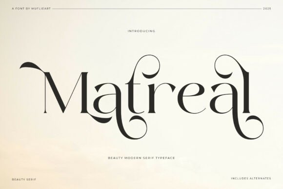 Matreal: A Serif Font for Elegant Web Design