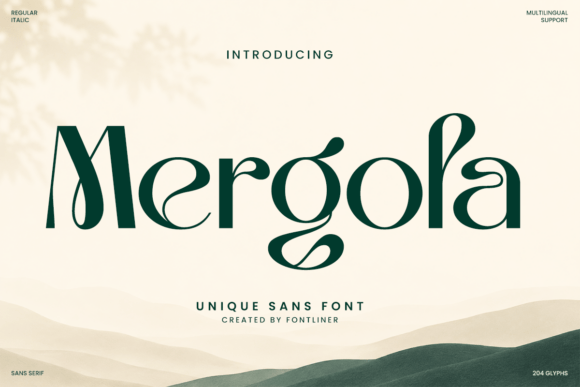 Mergola: A Font for Business Elegance