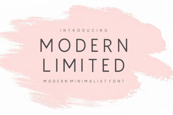 Modern Limited: A Font for Clean Design