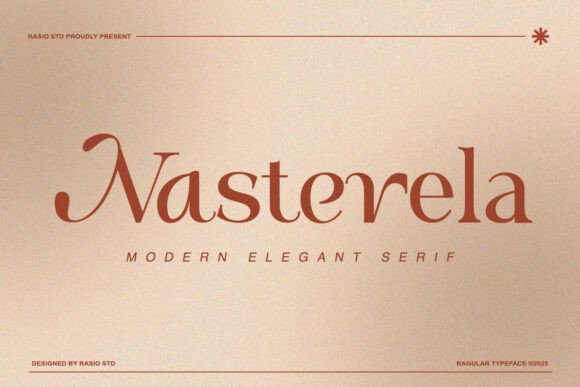 Nasterela: A Serif Typeface That Adds Soft Elegance to Real Branding Work