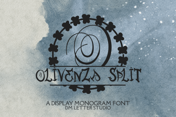 Olivenza Split Monogram: A Display Font Built for Brand Impact