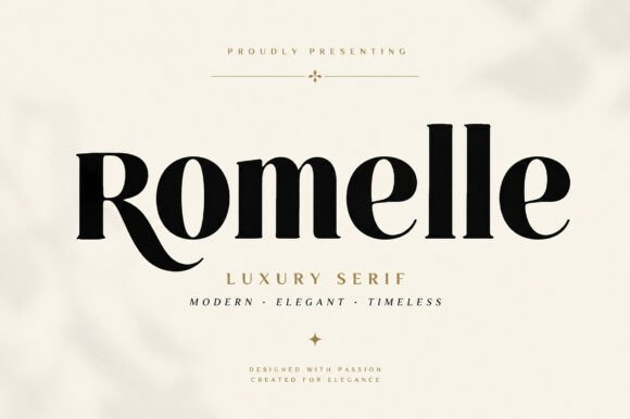 Romelle Is the Serif Font Your Small Business Branding Has Been Missing