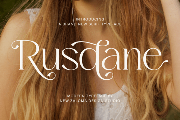 Rusdane: A Modern Serif Typeface for Digital Designers