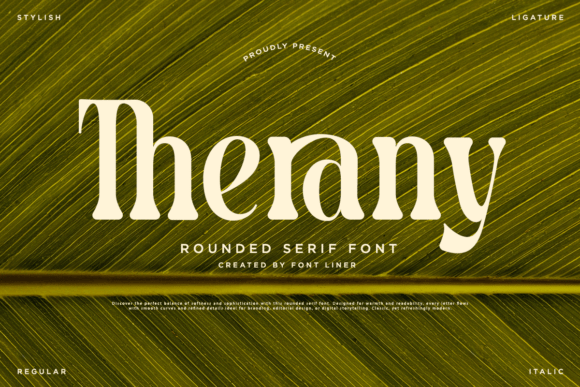 Therany: A Stylish Serif Font for Makers