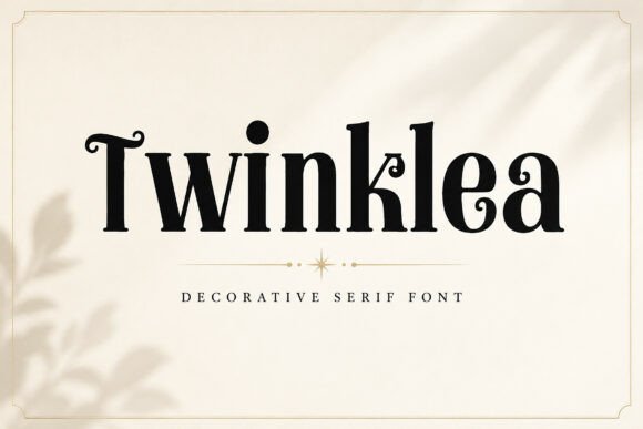 Twinklea: A Stylish Serif Font for Web Design