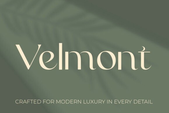 Velmont: A Serif Typeface That Balances Elegance and Usability