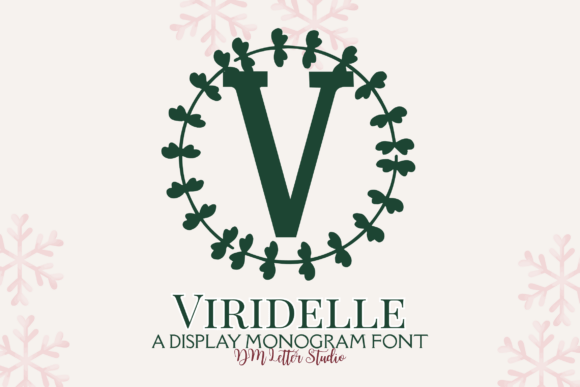 Viridelle Monogram: A Premium Font for Clean Brand Storytelling