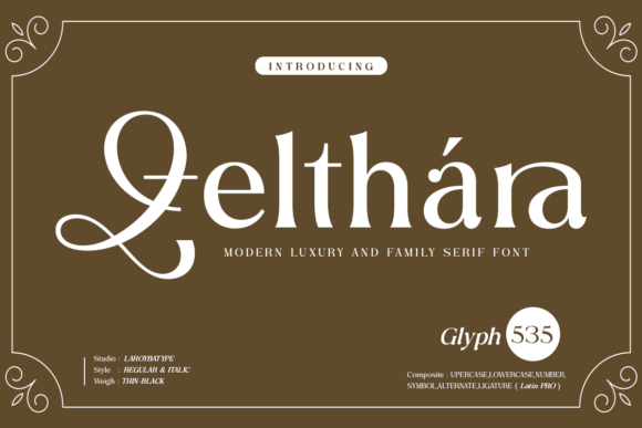 Zelthara: A Serif Font for Cleaner, More Polished Websites